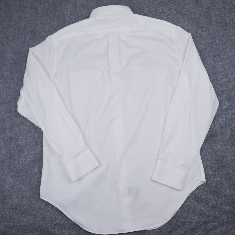 Lauren Ralph Lauren Dress Shirt Mens 16 34/35 White Classic Fit Non Iron Cotton - Picture 3 of 8
